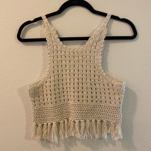 Zara Crochet Crop Top